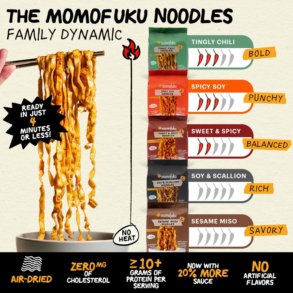 Spicy Soy Noodles | 4 Packs